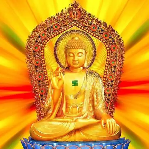 佛光闪耀释迦牟尼佛_带来好运的微信头像图片_扣扣居