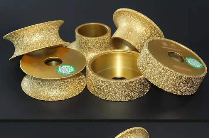 石材磨边轮角磨机陶瓷砖玻璃磨边磨头大理石石英石磨边抛光轮