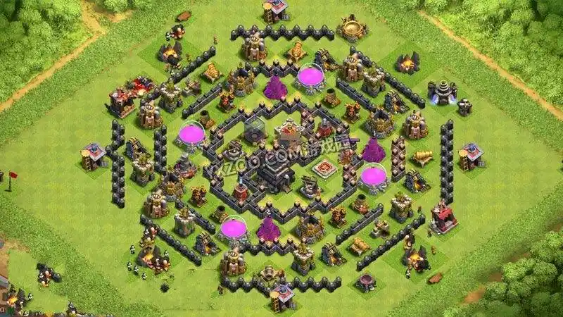 部落冲突八卦神阵现世九本破不了的神阵