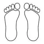 鞋印怎么画简笔画