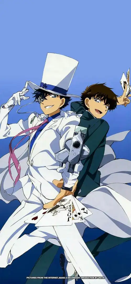 怪盗基德主题高清手机壁纸_怪盗基德帅气炫酷手机壁纸_三千图片网