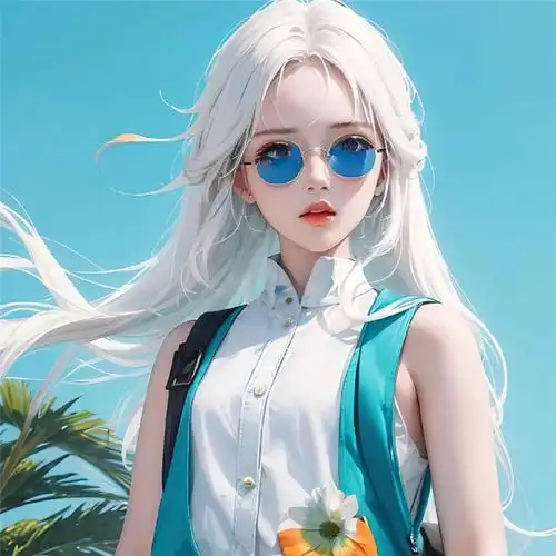 超美超飒的阳光女生动漫头像