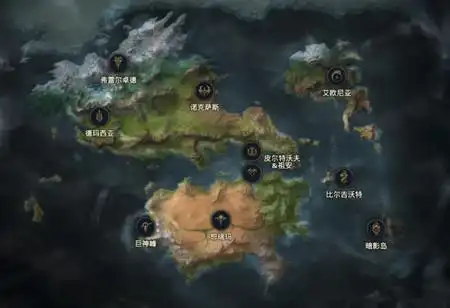 英雄联盟手游符文之地地图什么样 符文之地地图高清地图一览