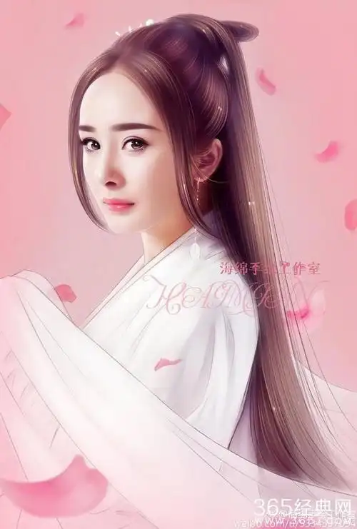 女星古装手绘照,个个是女神范,唯独刘诗诗画风变了_网易订阅