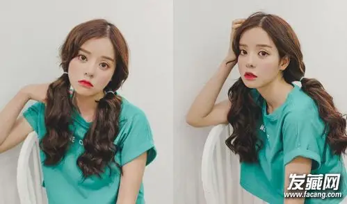 【图】浅棕色的染发中长发发型 优雅灵动显气质(2)_中长发型_发藏网