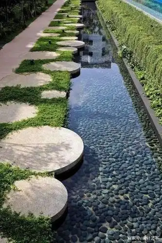 庭院里有了水系,生活才会和谐,环境才会有灵气!