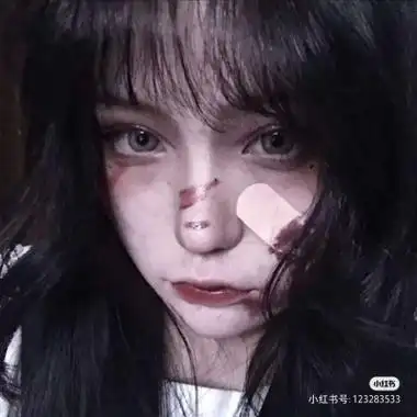 恐怖万圣节专用的病女头像图片