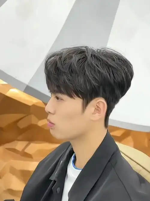 男生韩士蓬松感纹理烫