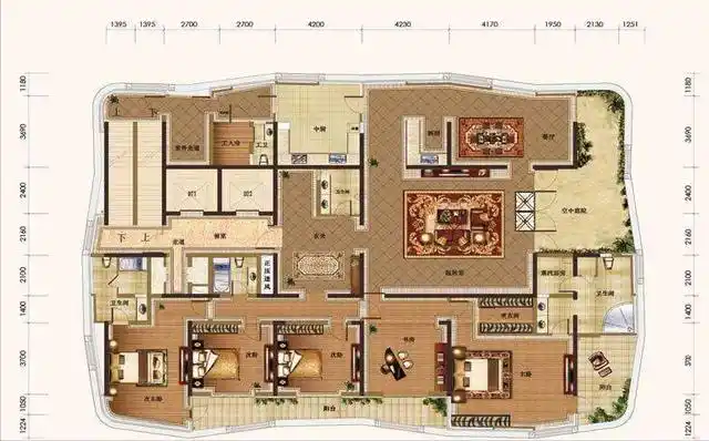 520平米的大平层户型诠释什么是梦幻住宅