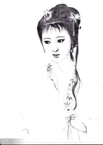 红楼旭影-黛玉素描