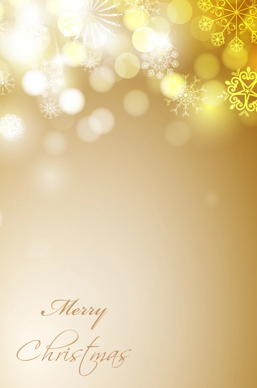 金色闪闪圣诞海报背景素材