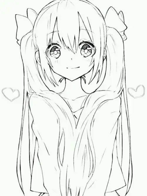 古风简笔画人物素描