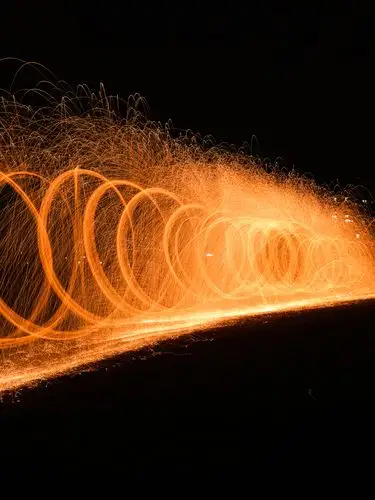 钢丝棉网红烟火火花棉打铁花打树花彩色铁棉花手持仙女手甩摇花手