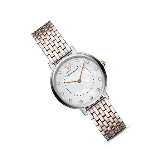 阿玛尼armani女士时尚优雅手表欧美品牌简约石英表女ar11094