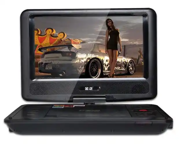 金正(nontaus)便携式移动dvd pd-903 9.5寸 黑