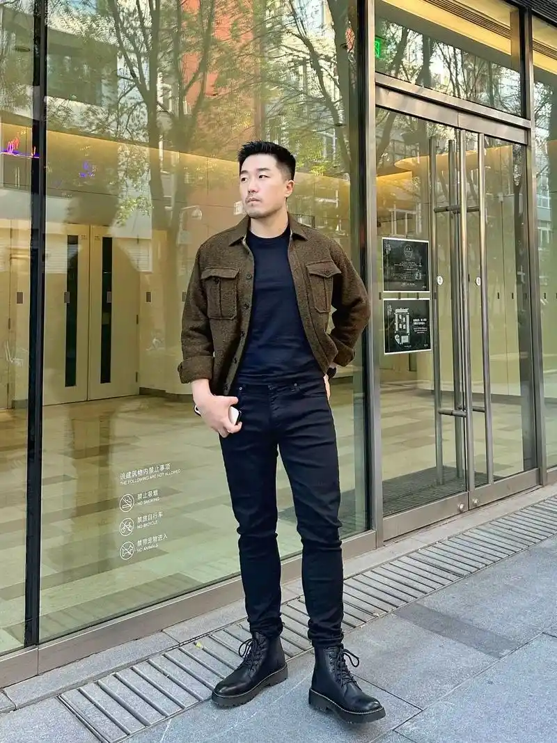 百搭马丁靴推荐!男生秋冬怎么穿都"型"在我的印象里, 没有哪 - 抖音