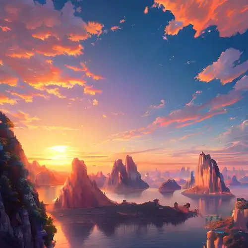 快手头像清晰风景图片日出