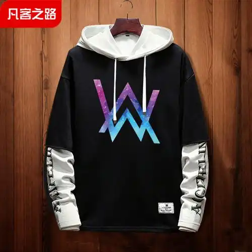艾伦沃克衣服春秋alanwalker连帽宽松艾兰教主卫衣