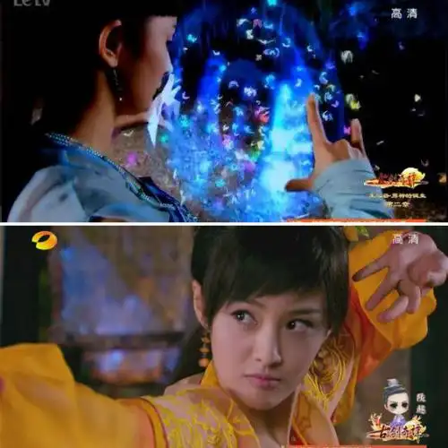 古剑奇谭电视剧晴雪和襄铃施法术的时候比划的手势教学!