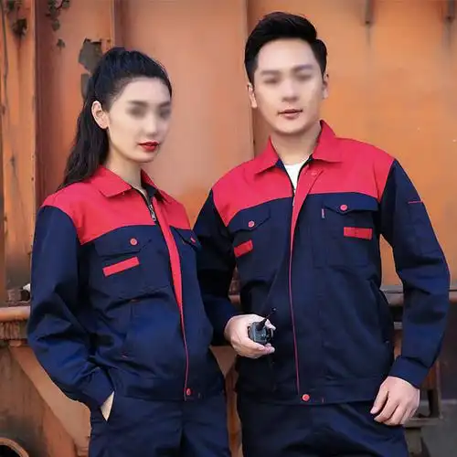 冬季工作服厂家工作服套装男短袖汽修工作服工厂车间厂服耐磨透气工装