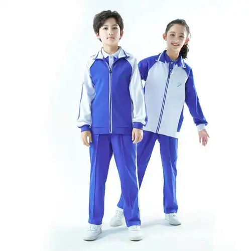 深圳校服小学生蓝白班服速干短袖纯棉冬装外套礼服长短校裤运动服