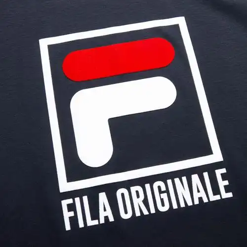 fila 斐乐官方 男子短袖t恤 2020秋季新款纯棉基础款印花休闲男装