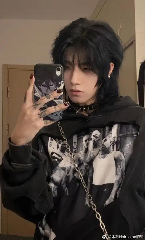 男生长发##昆明男生发型设计晓玖##昆明沐羽hairsalon##昆明时尚发型