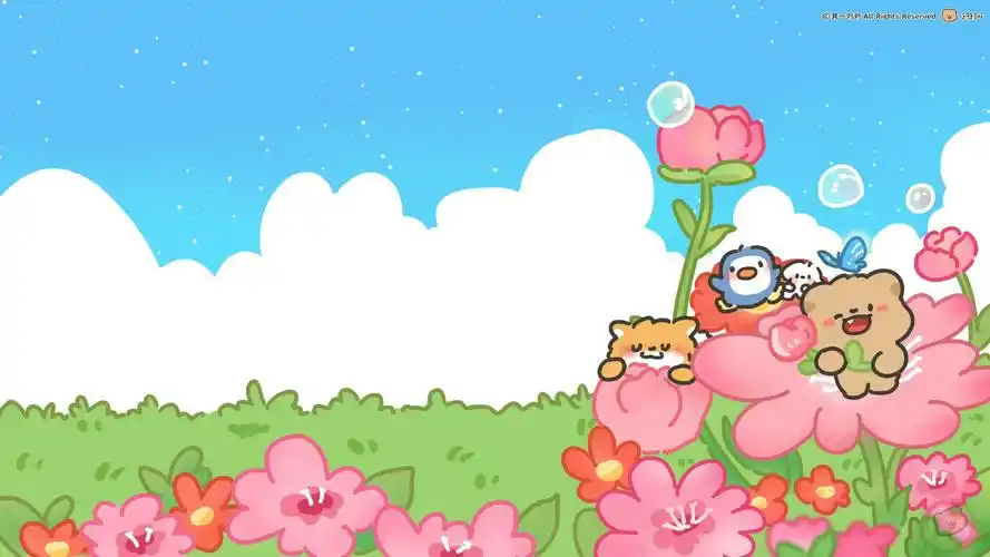 可爱小熊ipad电脑壁纸