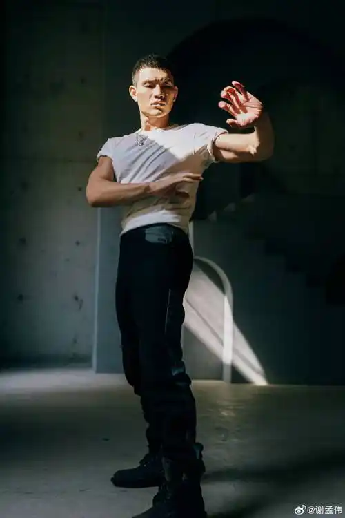嘎子哥谢孟伟晒硬汉照开工 身材挺拔有型_气质_眼神_写真