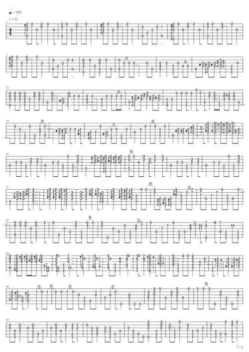 郑成河郑成河版letitgo冰雪奇缘吉他谱