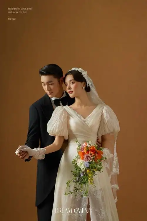 复古法式的风格  将仪式感与浪漫完美呈现09    #南京婚纱照##复古