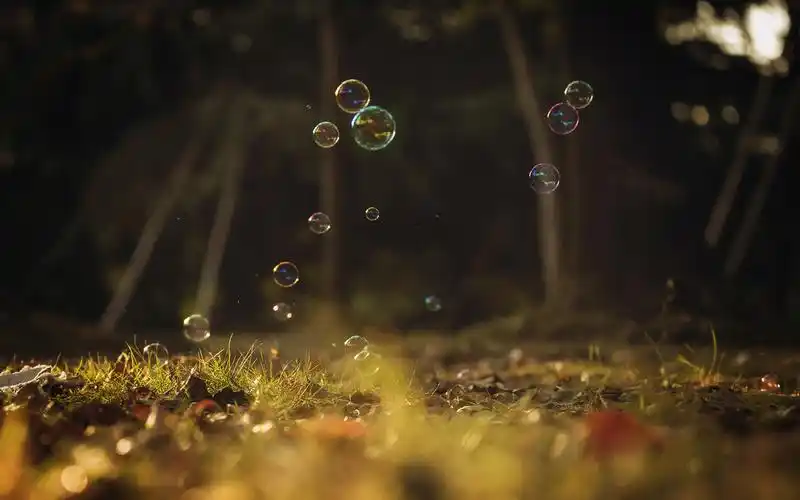 唯美梦幻的泡泡图片桌面壁纸