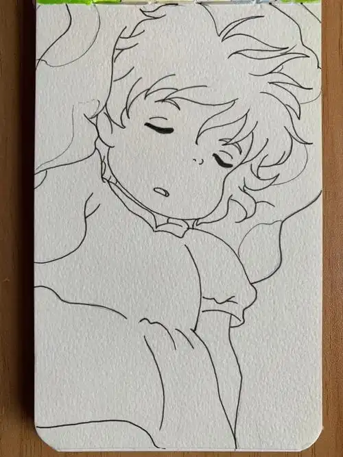 自学画画第二个365天第3天全细节过程图