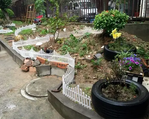 门前的小花园