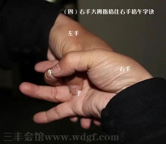 八卦子午连环诀手图