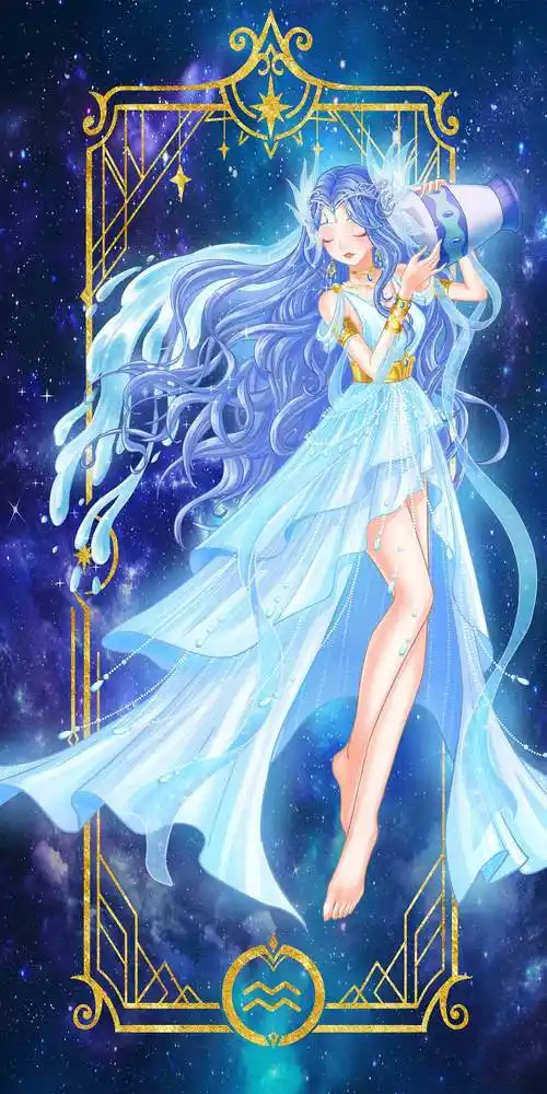 12星座宫女神插画