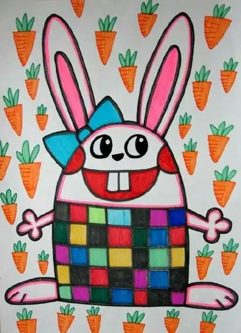 幼儿园美术班简笔画