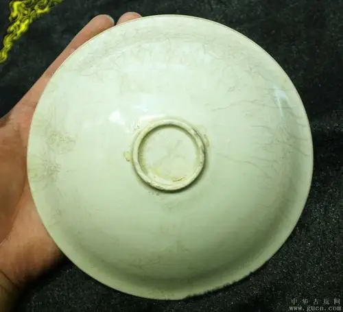定窑划花开片盘 - 中华古玩网 - 古董收藏,古玩收藏,古玩鉴定,古玩