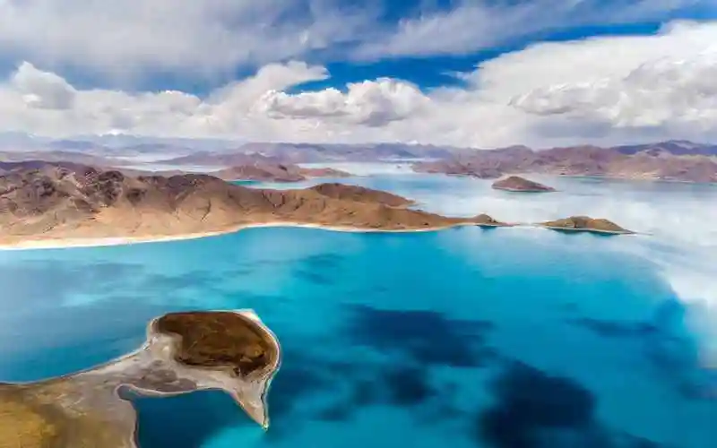 羊湖风景精美图片