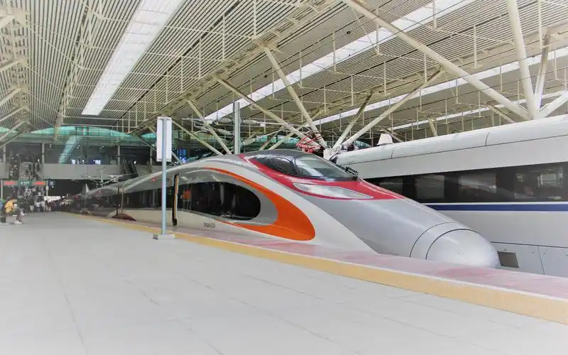 港铁380a动感号深圳北出站涂装看着真爽vvvf听着真爽