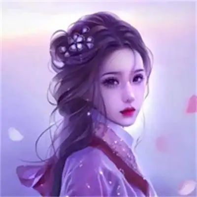 自带冷艳与伤感的紫色系唯美女头像超仙气女生高清动漫图片大全
