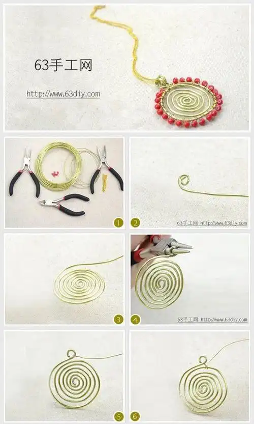 一款简单又好看的绕线手工作品,最后的作品有点像是向日葵一样的圆盘