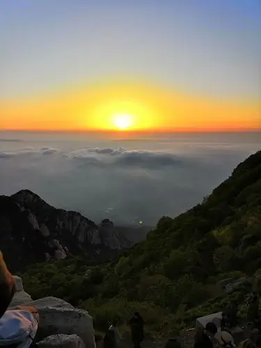 可遇而不可求的泰山日出