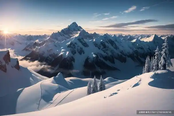最漂亮好看的雪山风景图片大全高清