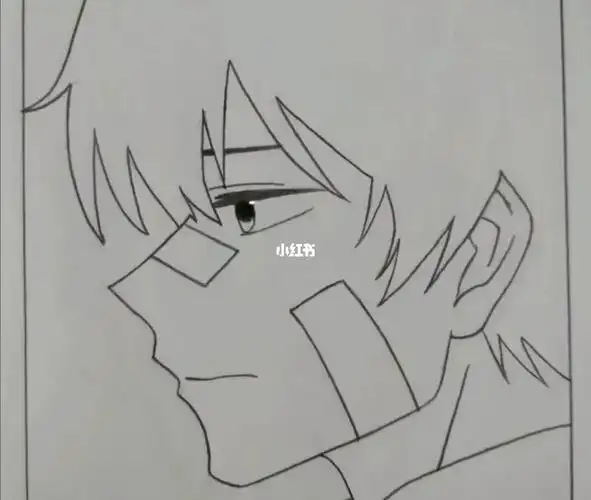 教你画侧脸_侧脸_临摹_绘画_绘画过程_兴趣爱好_绘画