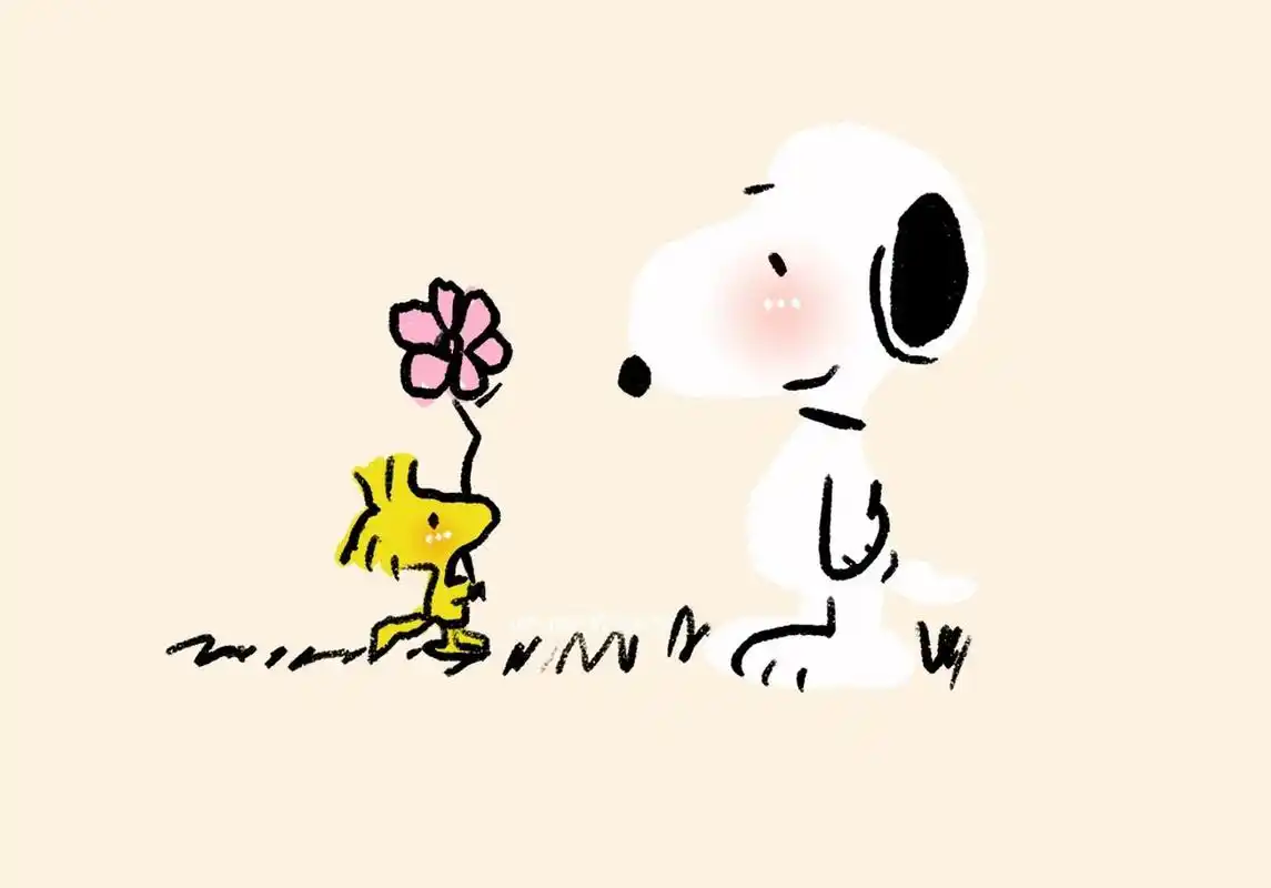 史努比系列ipad壁纸 画了就要发系列,乱入一组史努比可爱ipad壁纸,我