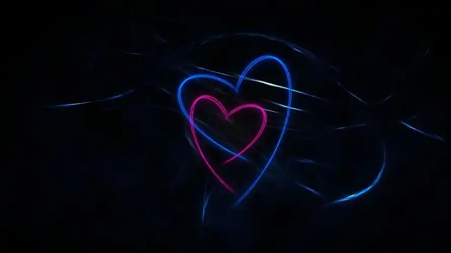 非主流心形个性桌面壁纸