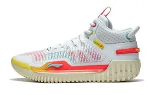 李宁反伍badfive反伍3男子42丝高回弹中帮篮球外场鞋abft005