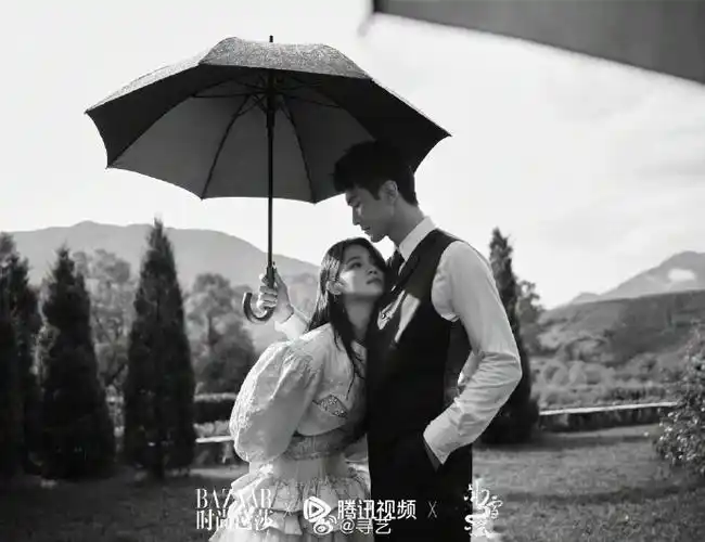 深情的高伟光@歐陽娜娜nana@网剧冰雪谣婚纱照超话爱尔兰·tallatht