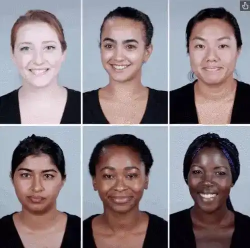 肤色一般分为三种色调:"冷色调","自然色调"和"暖色调".但是,要